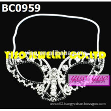 mask rhinestone pageant tiaras